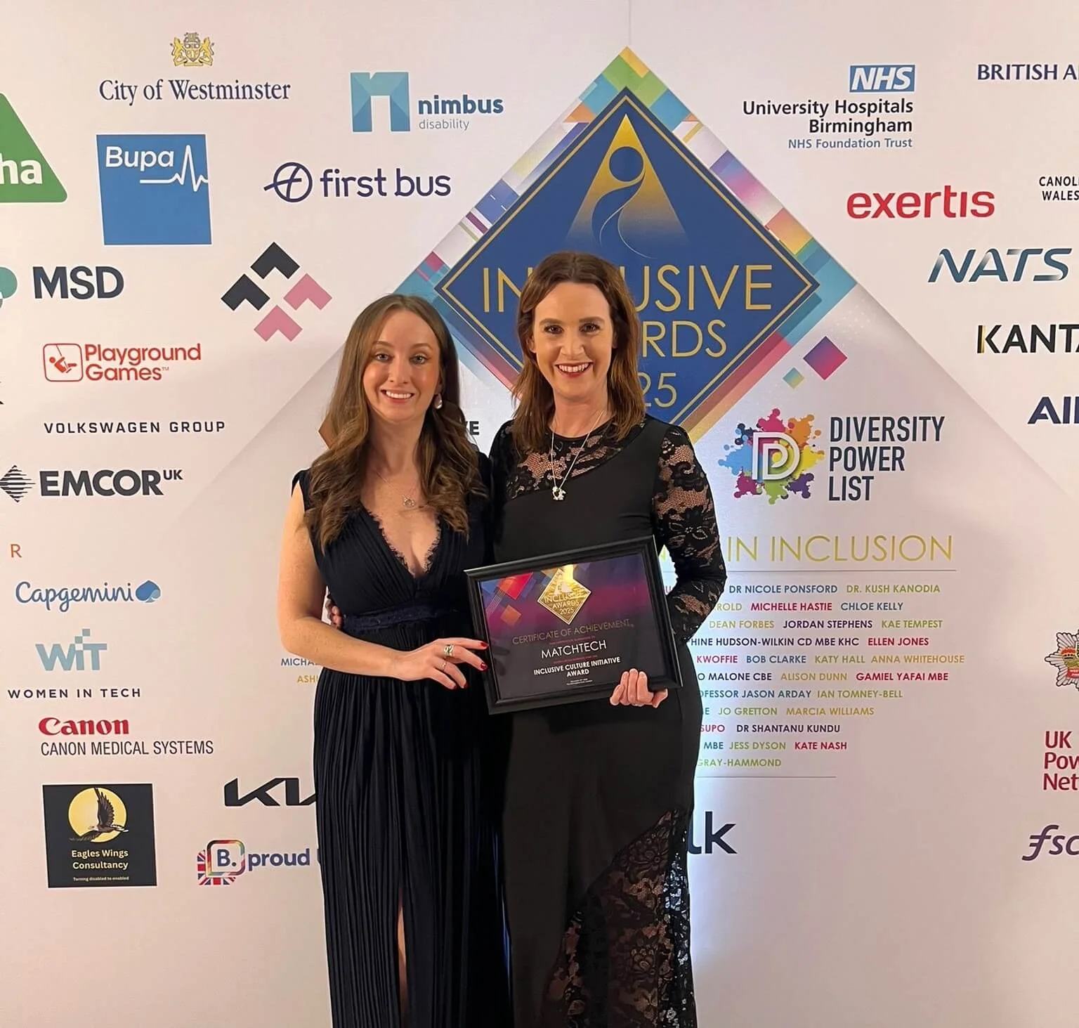 Matchtech Wins Inclusive Culture Initiative Award and Earns High Commendation at the REC Awards