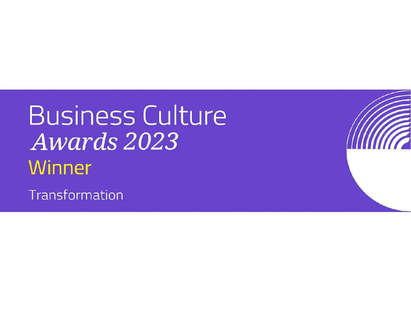 Business culture award logo - transformation