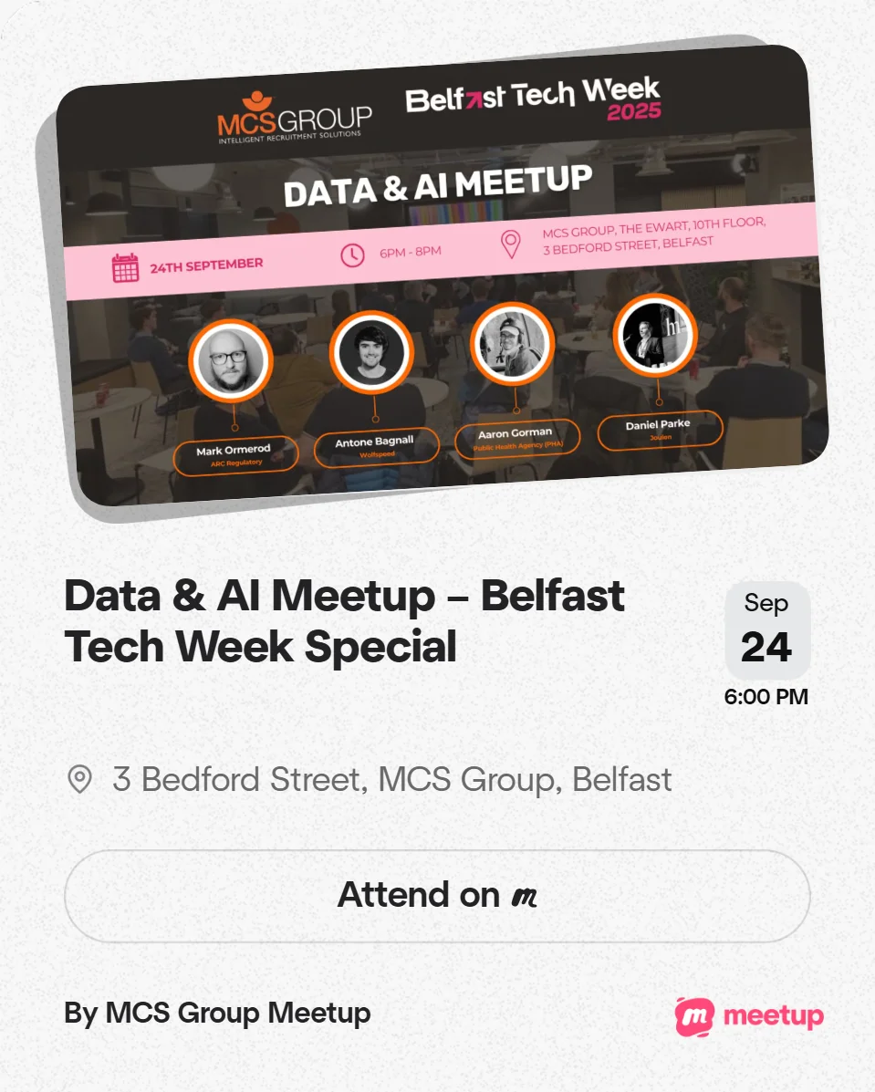 Data & AI Meetup – Belfast Tech Week Special
