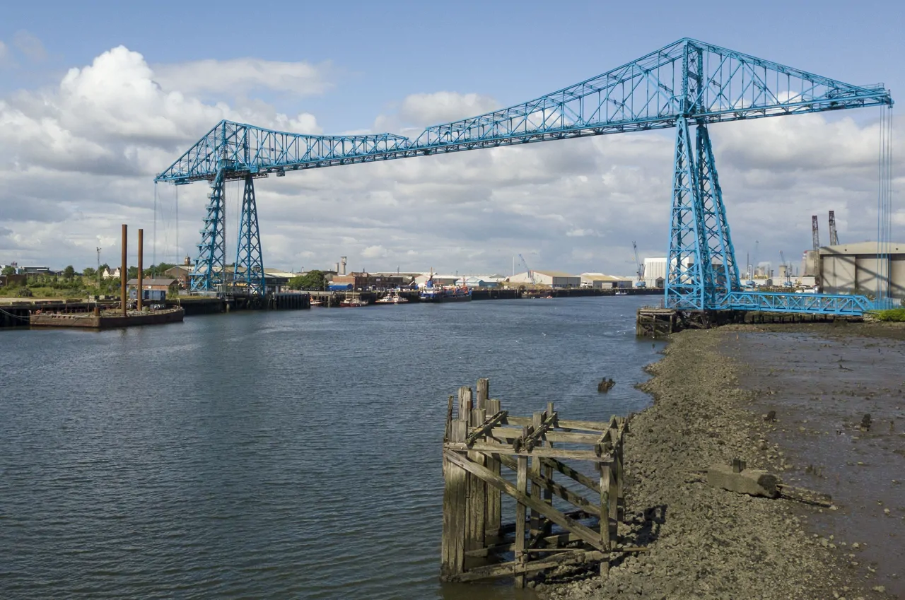 Tees Transporter Bridge in Middlesbrough