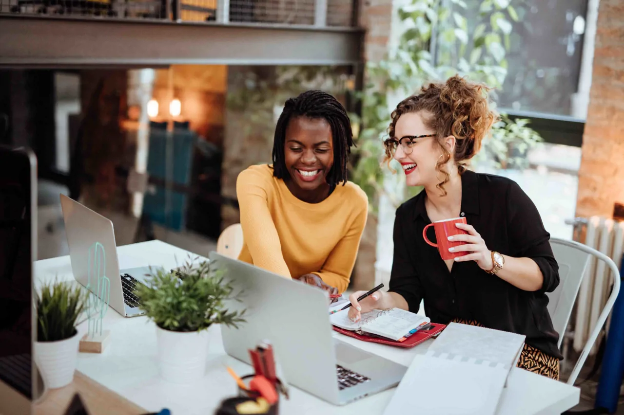 Two female IT professionals