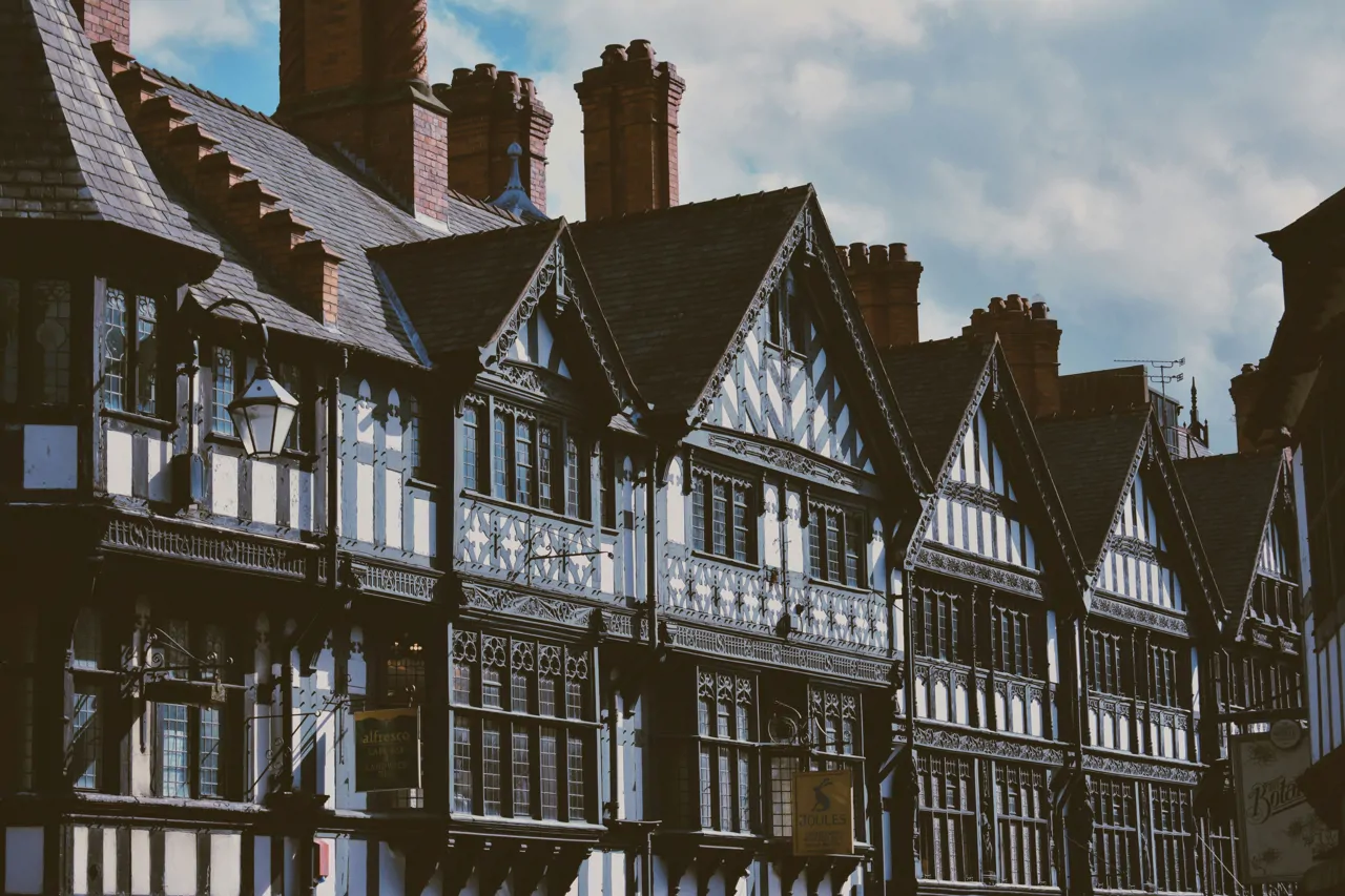 Tudor architecture in Chester, UK