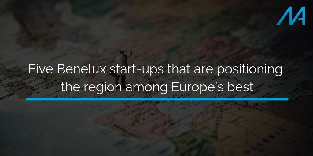 5 start-ups du Benelux qui se positionnent parmi les meilleures en Europe.