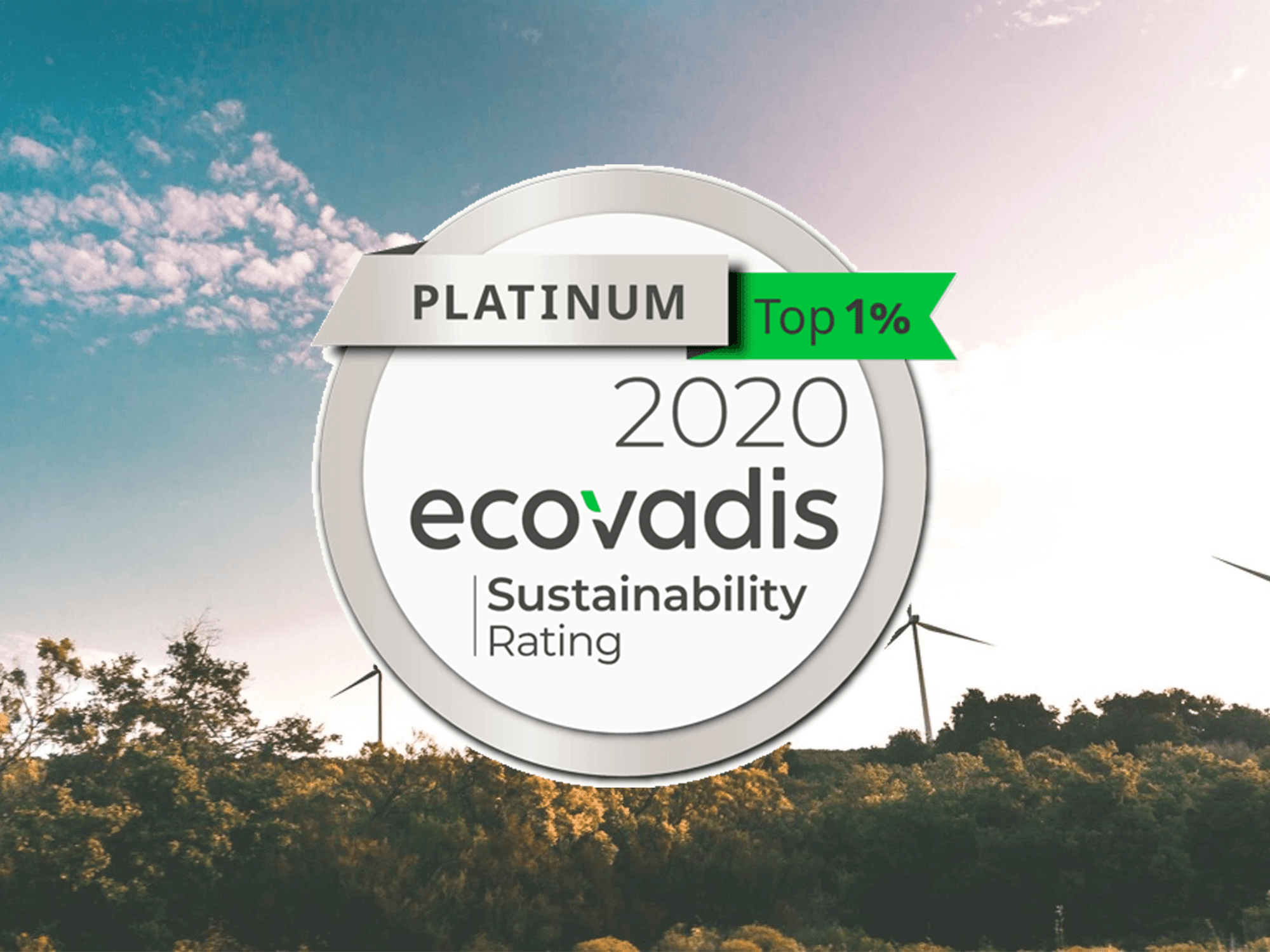 MA mit dem "Platin" Rating von EcoVadis für Nachhaltigkeit ausgezeichnet