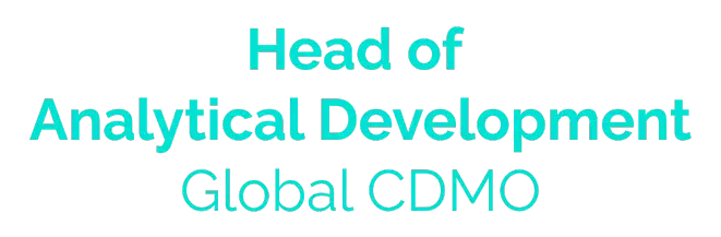 Head of analytical development, Global CDMO