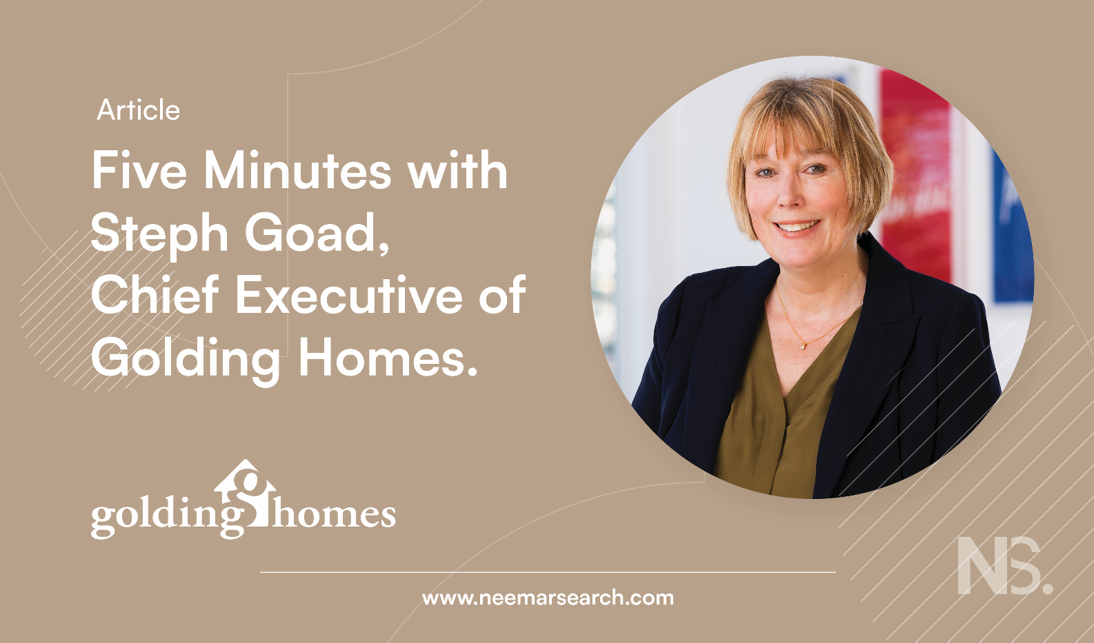 Five Minutes with Steph Goad, Chief Executive of Golding Homes