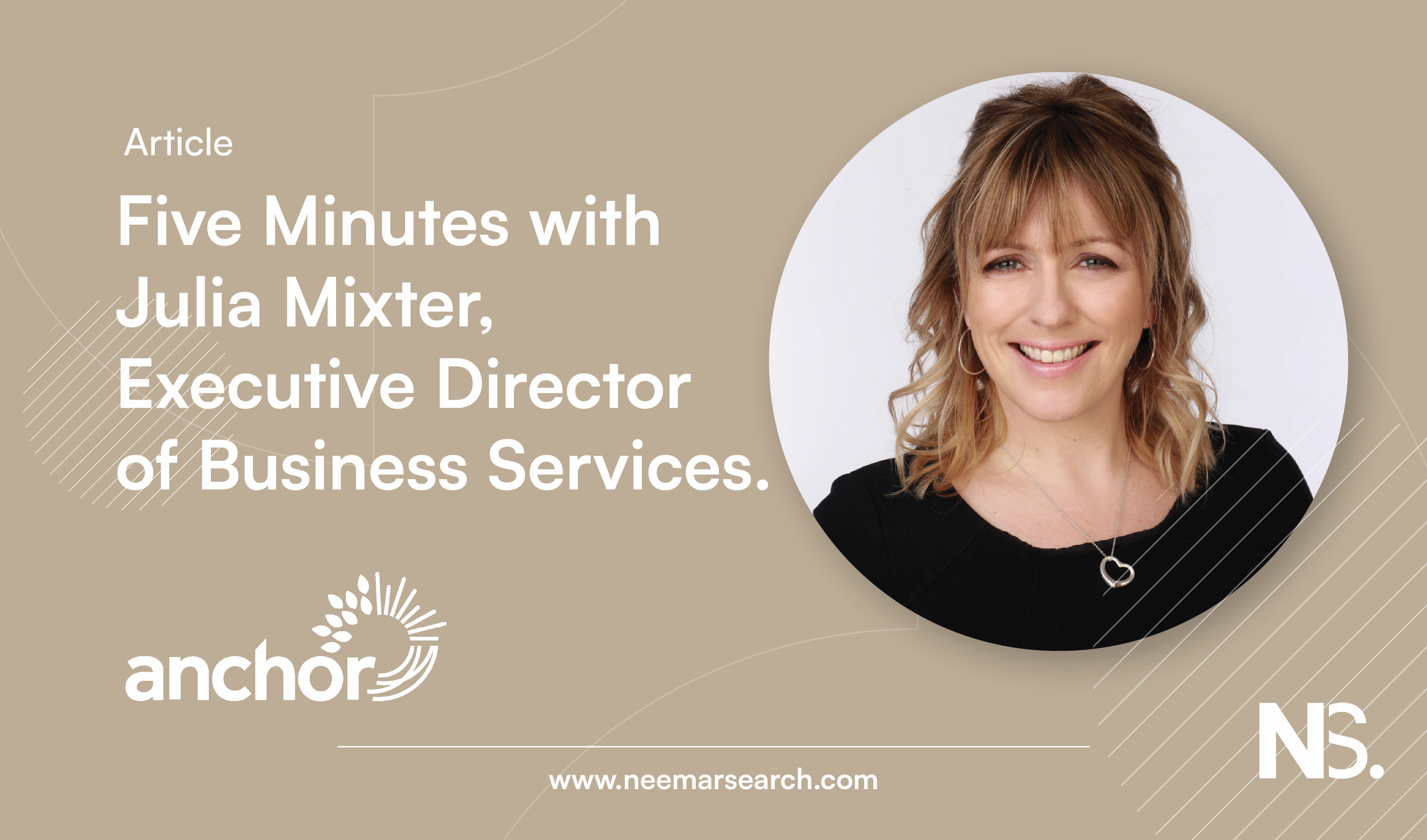Five Minutes with Julia Mixter, Executive Director of Business Services.