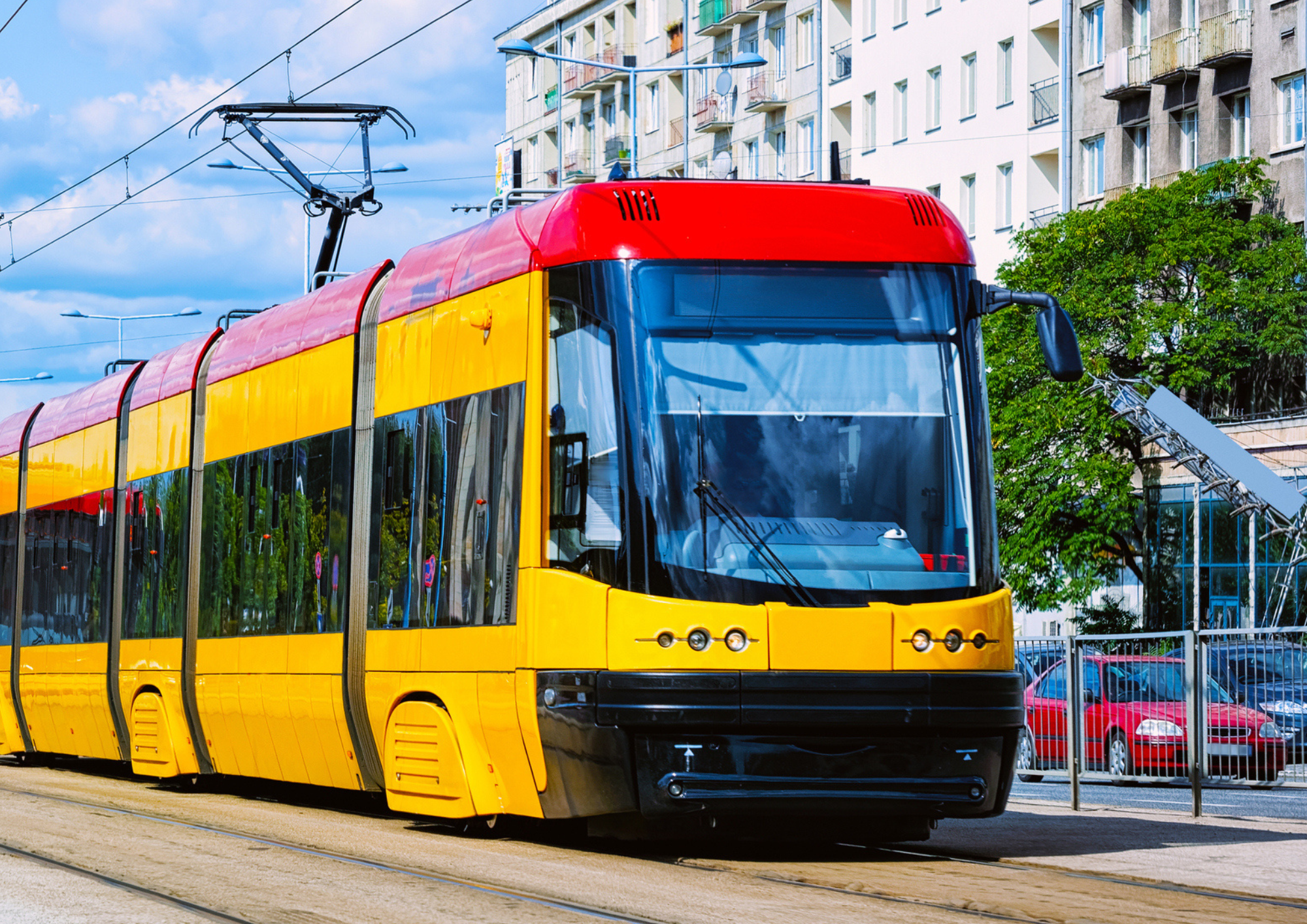 Tram in Warsaw