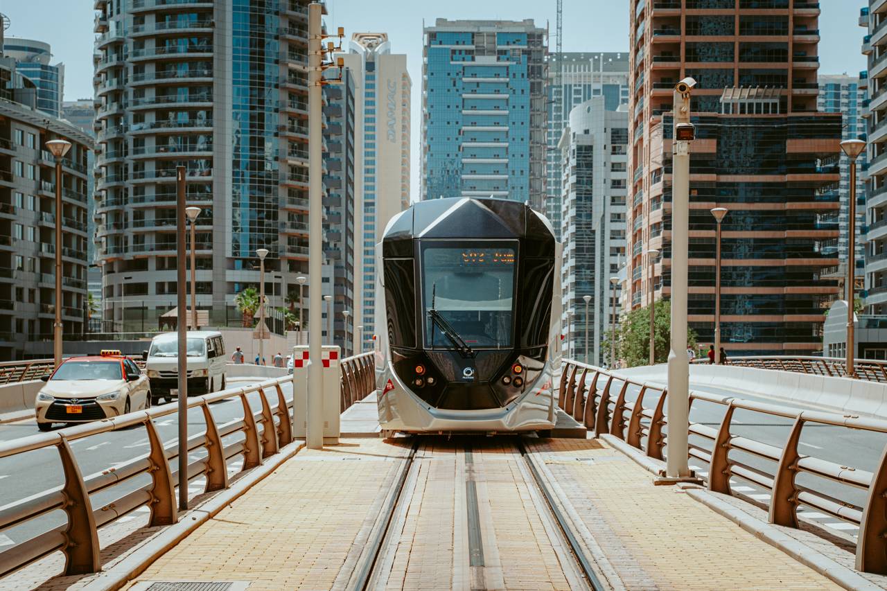 Tram in Dubai