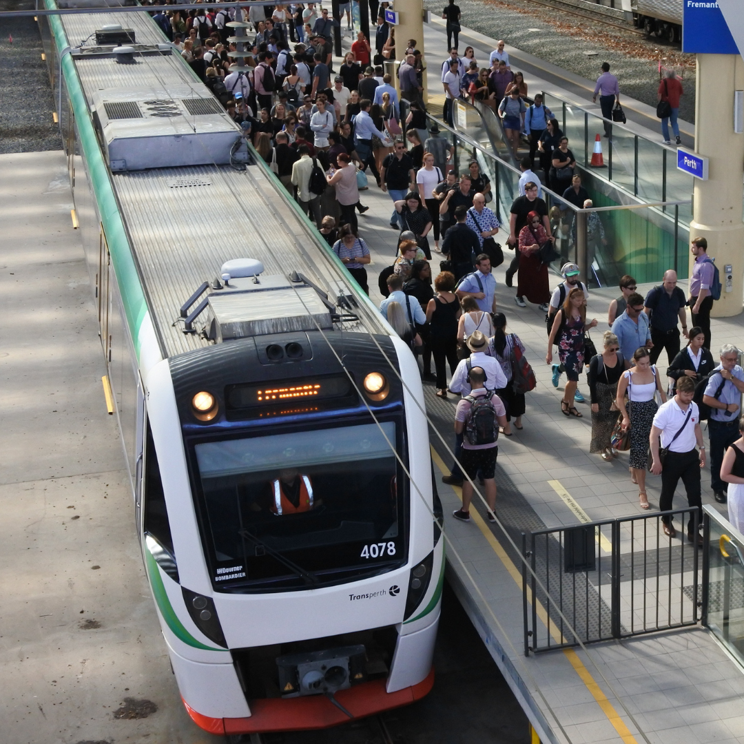 Tram in Perth
