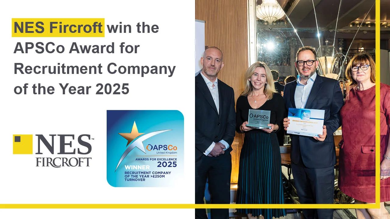NES Fircroft Wins APSCo Recruitment Company of the Year 2025 featured image