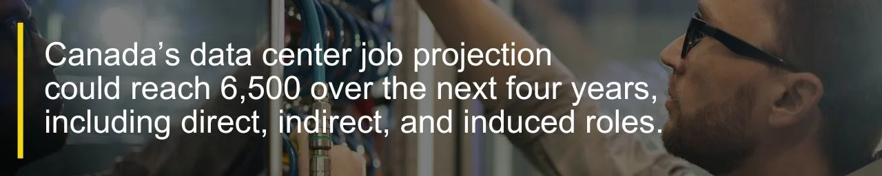 canada data center job projection quote