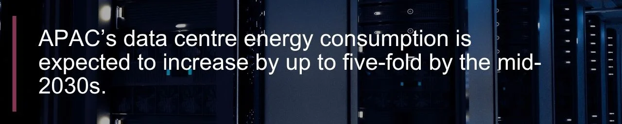 APAC data centre energy consumption quote
