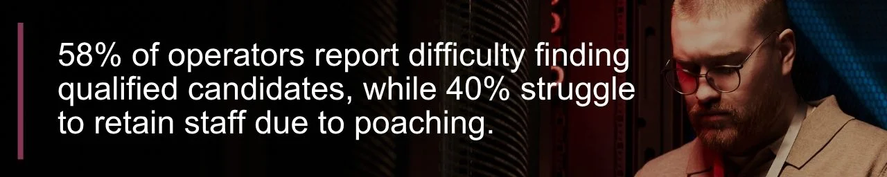 data centre hiring difficulties quote
