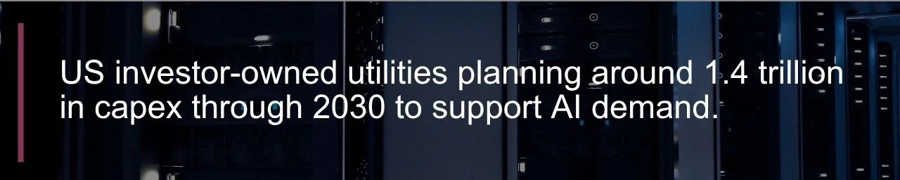 US data center utility capex quote