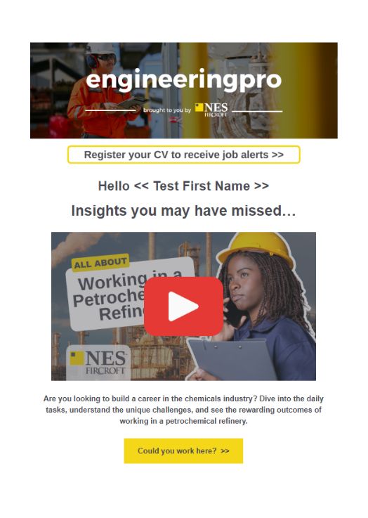 EngineeringPro newsletter preview
