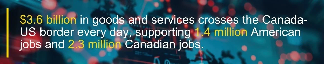 Canada-US trade statistics quote