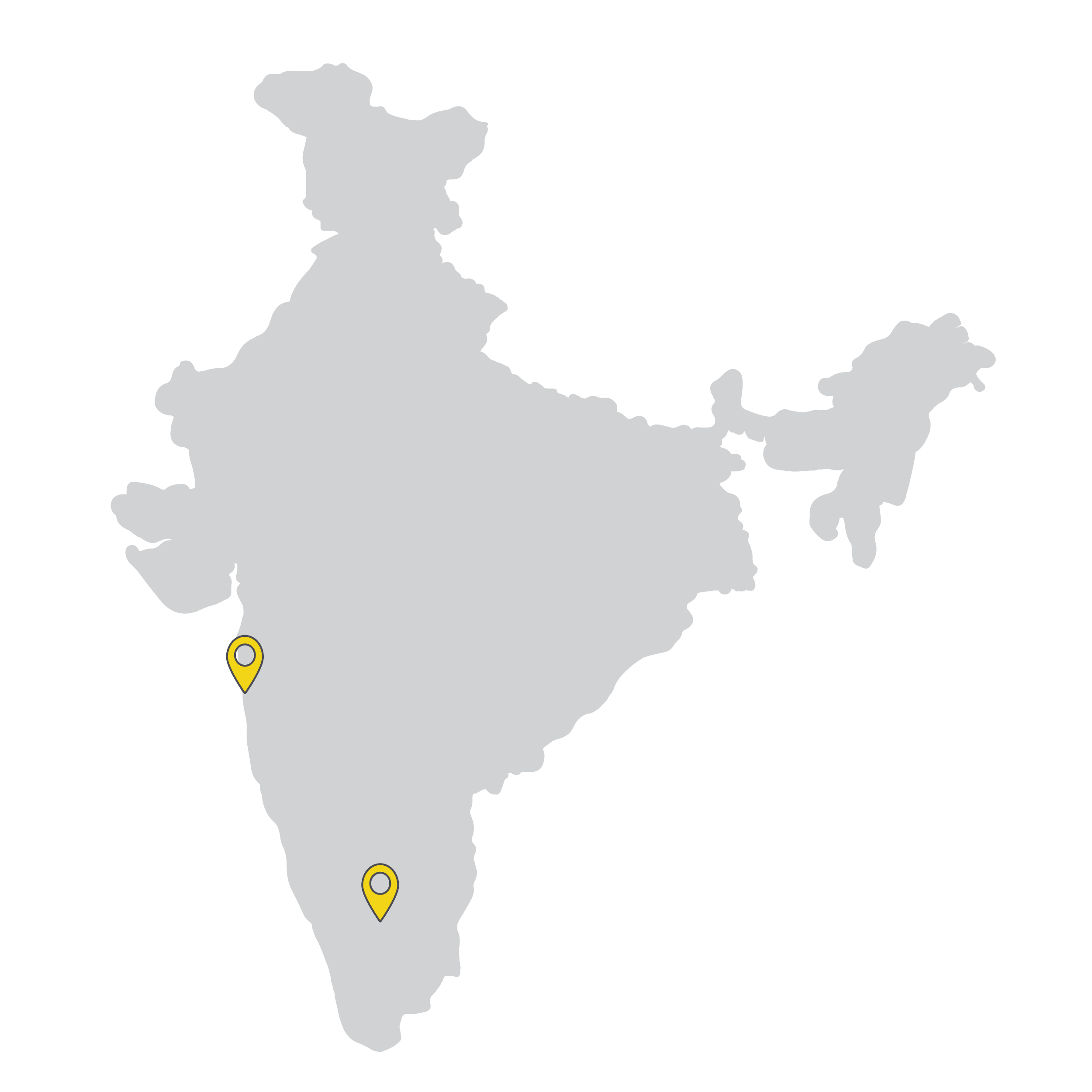 India map, engineering recruitment