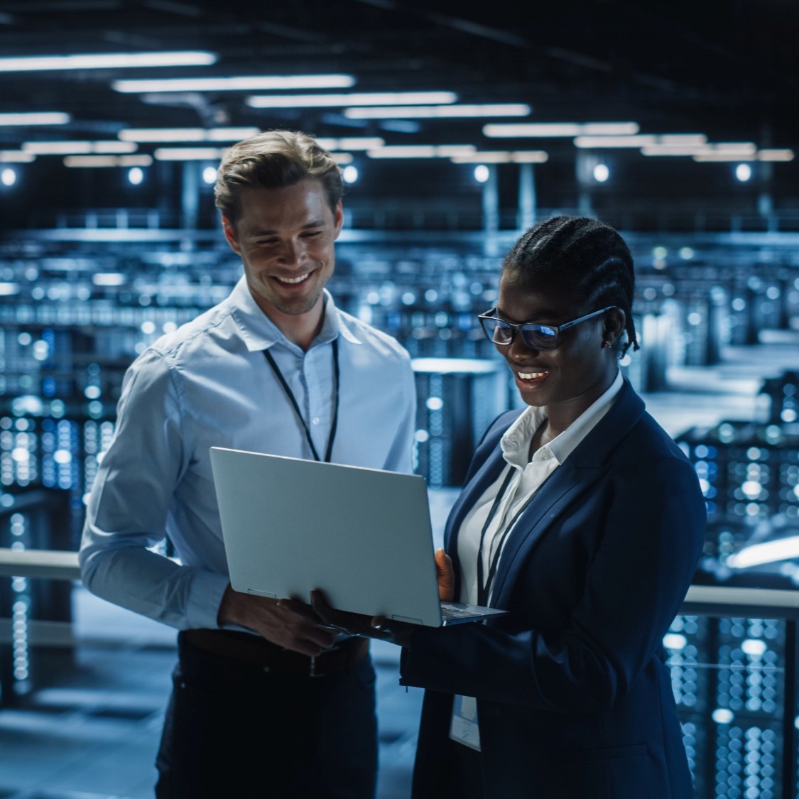 IT engineers, server room