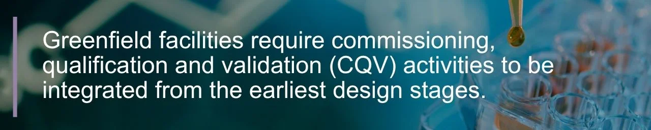 greenfield project CQV quote