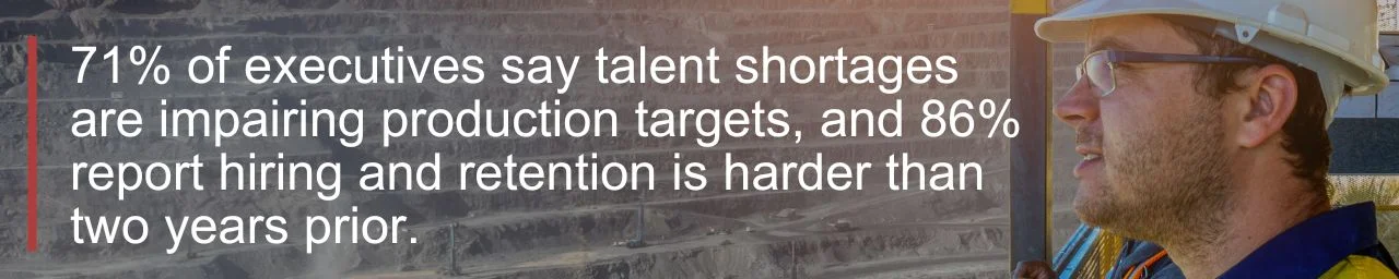 McKinsey mining hiring challenges quote