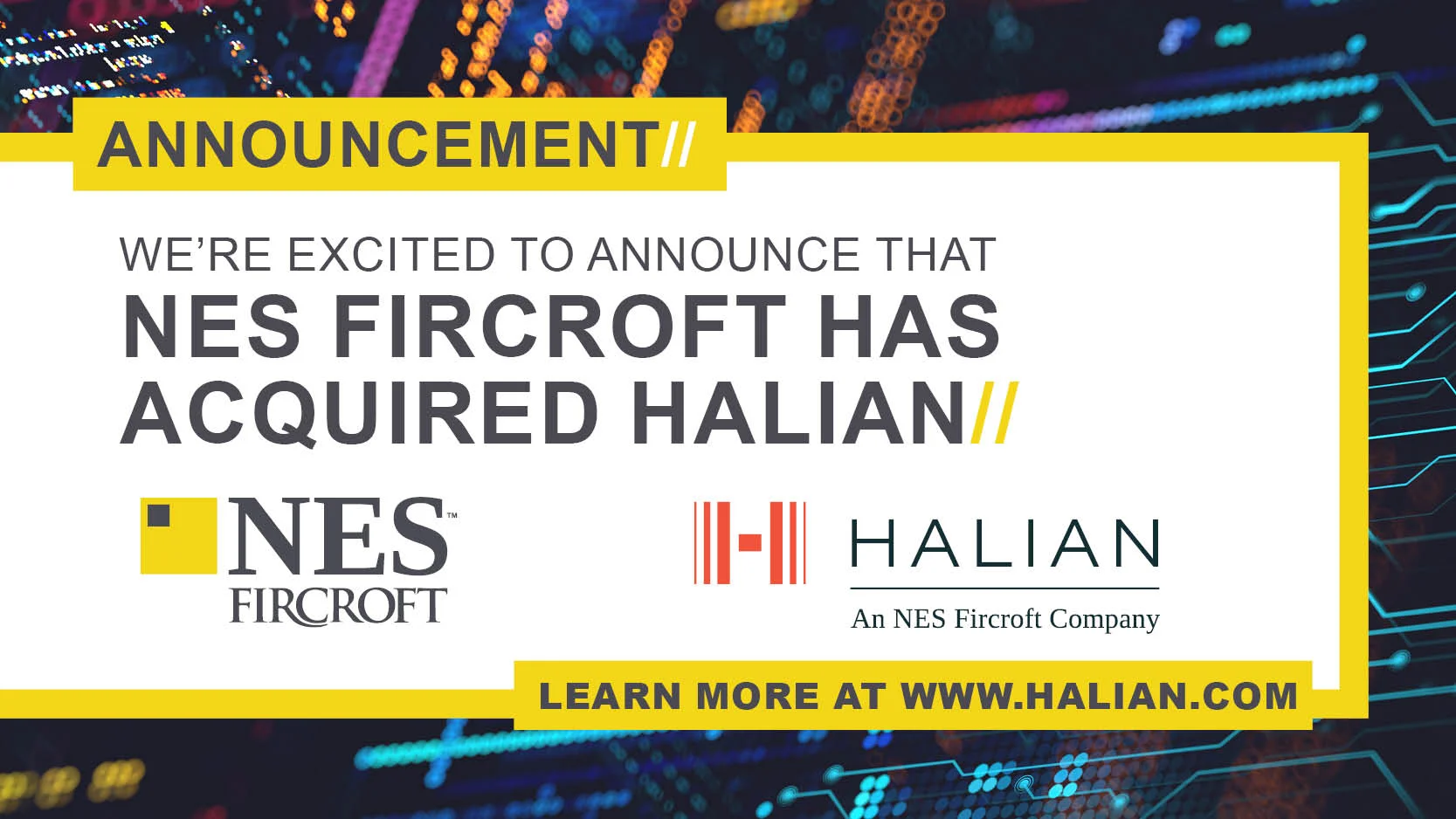 NES Fircroft Accelerates Digital Growth Through Acquisition of IT Specialist Halian cover image