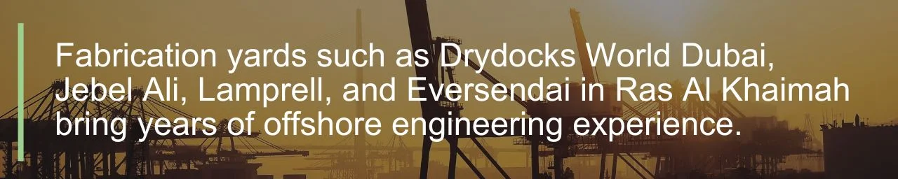 Middle East fabrication yard quote