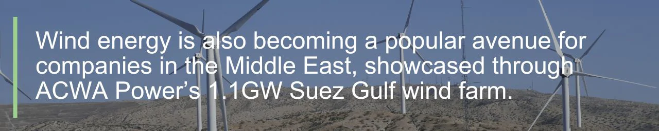 wind energy middle east quote
