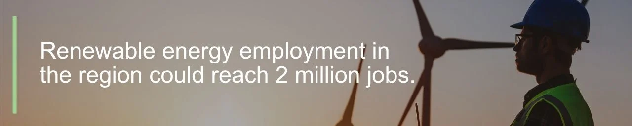 Middle East renewable energy job growth quote