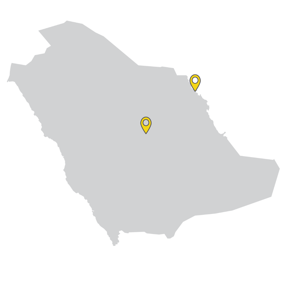 Saudi Arabia office map