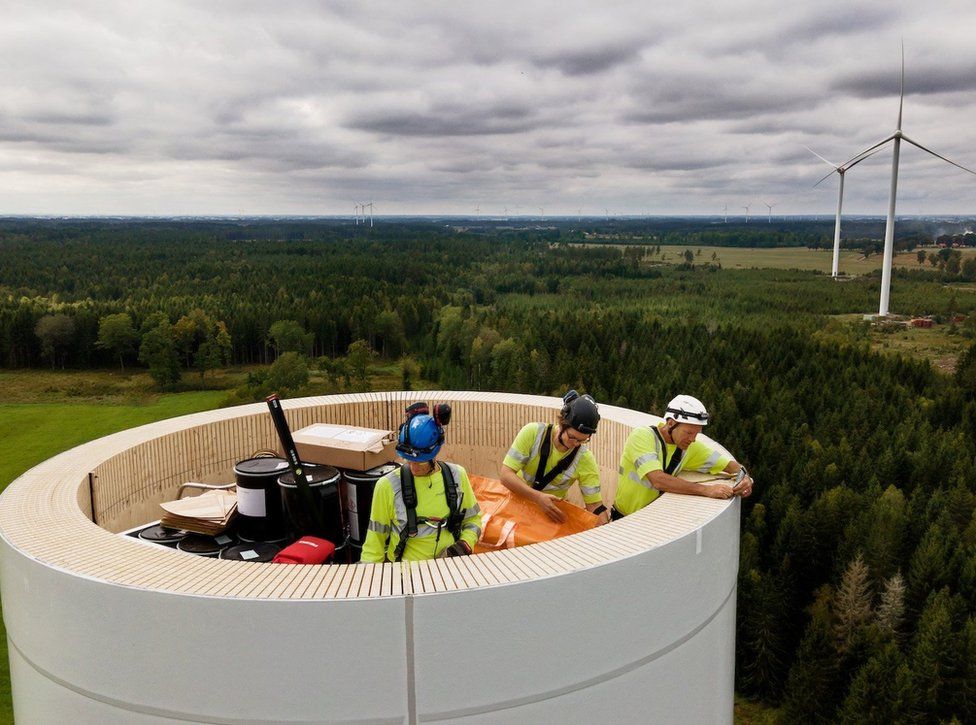 Exploring the world’s tallest wooden wind turbine project 