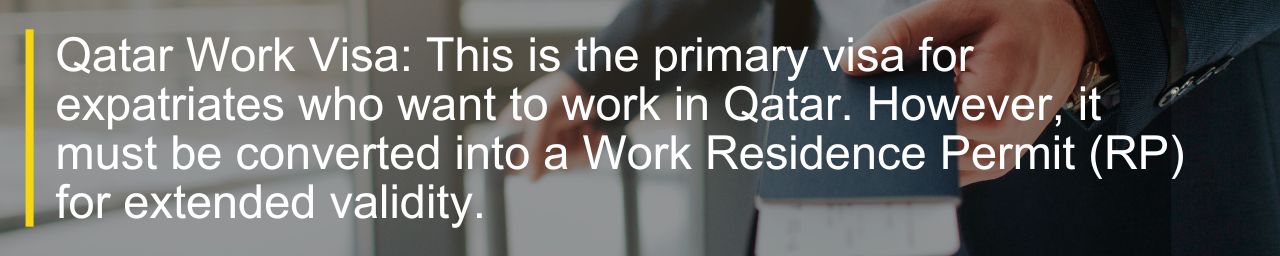 qatar work visa quote