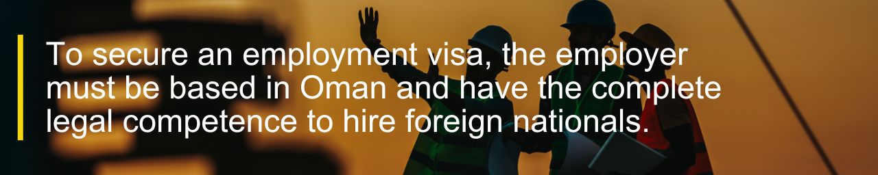 securing an oman employment visa quote