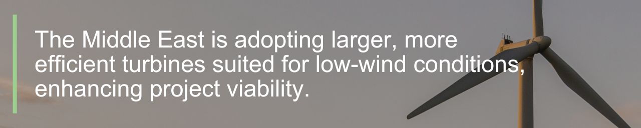 middle east wind turbines quote graphic
