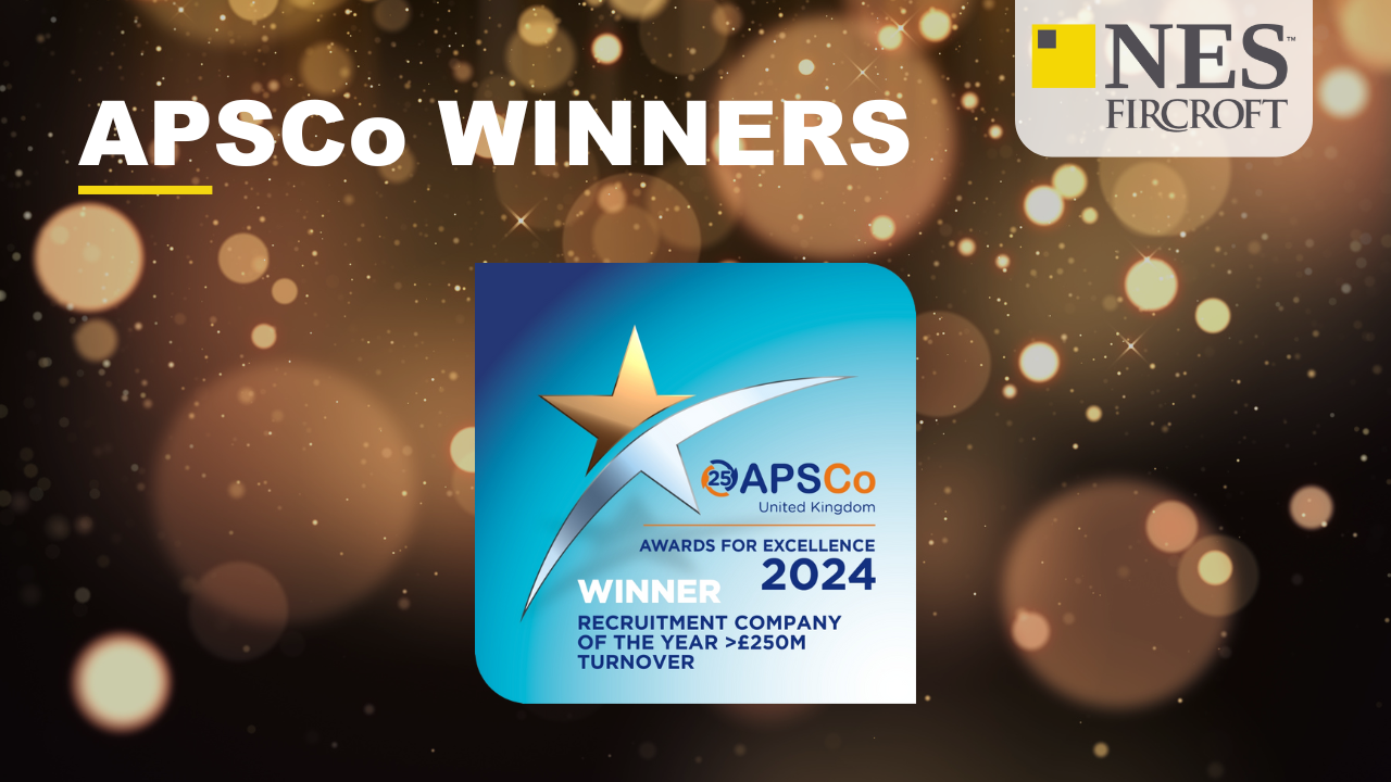 NES Fircroft Win the APSCo Award for Recruitment Company of the Year 2024