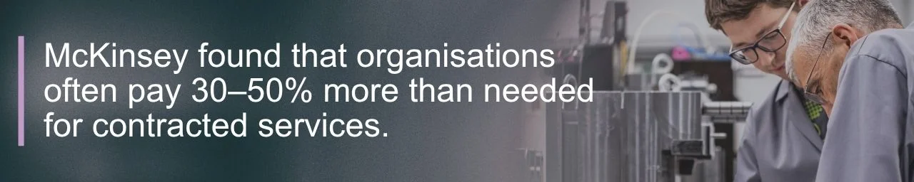 McKinsey contract overspend quote