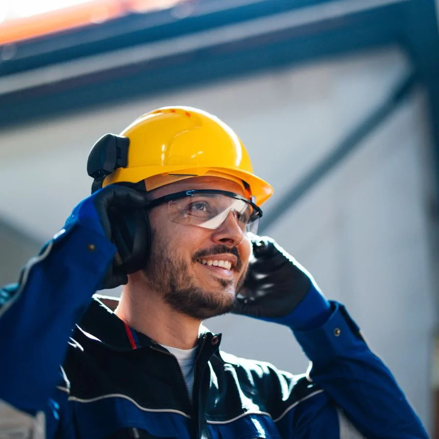 smiling engineer