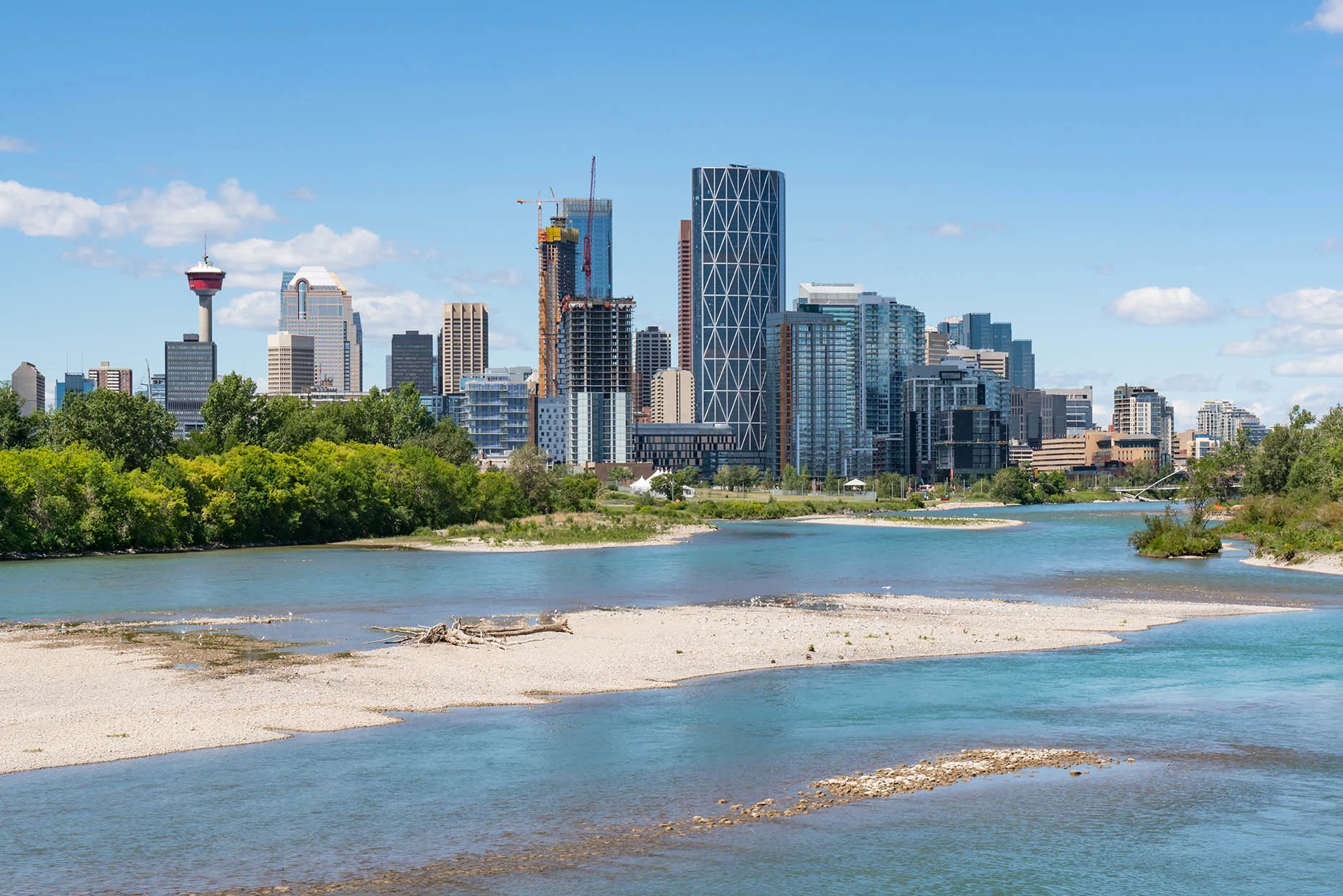 Calgary and the Bow river