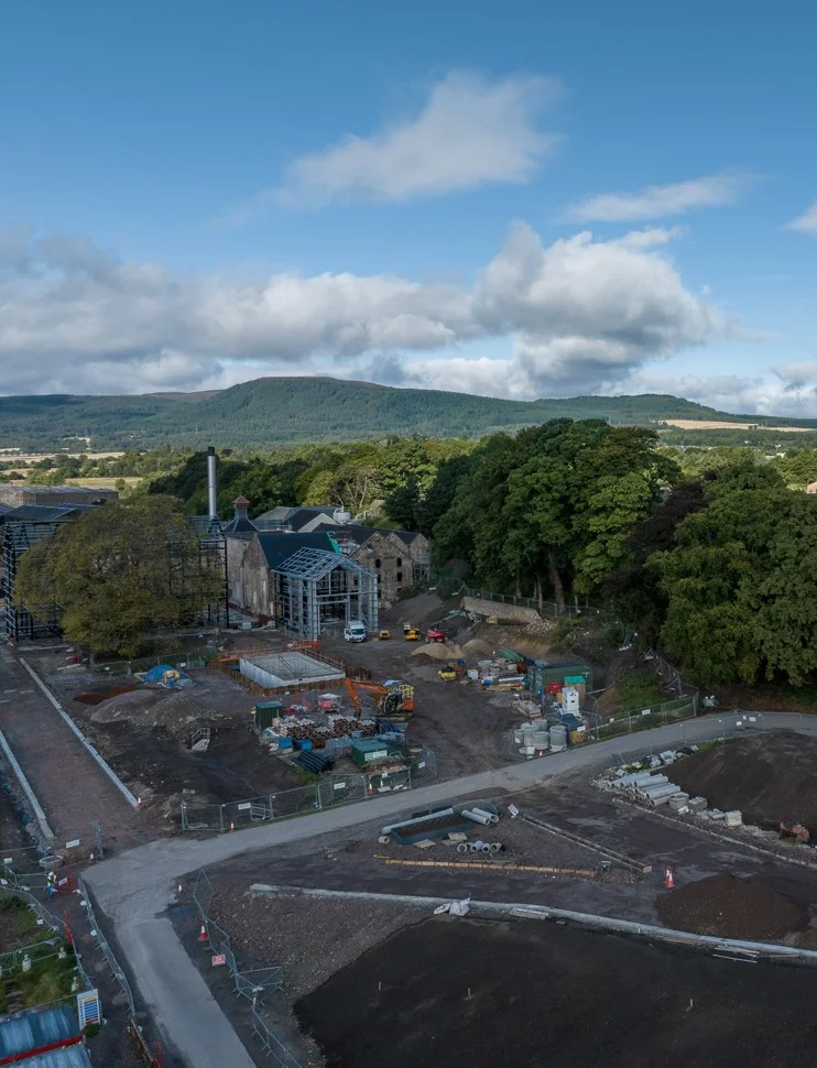 construction site in the highlands