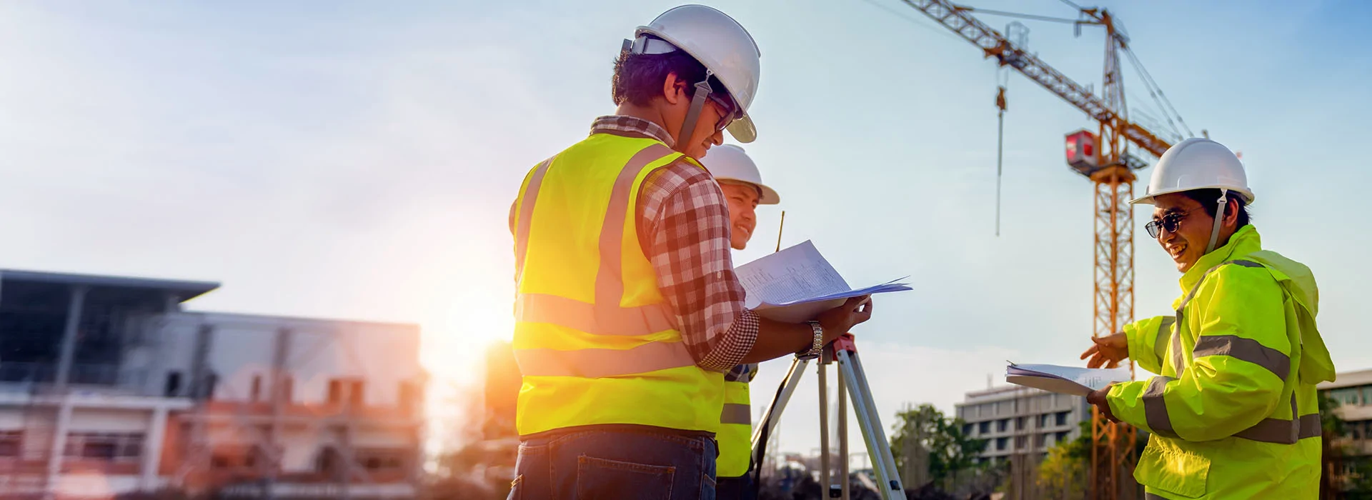 workers at a construction site