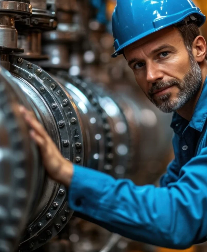 man in manufacturing area