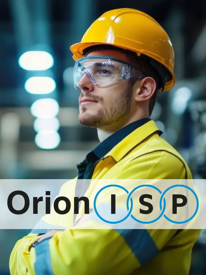 ISP man in warehouse