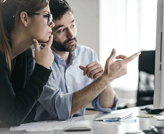 recruiters selecting staff