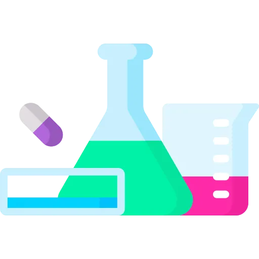 Pharmacy laboratory icon