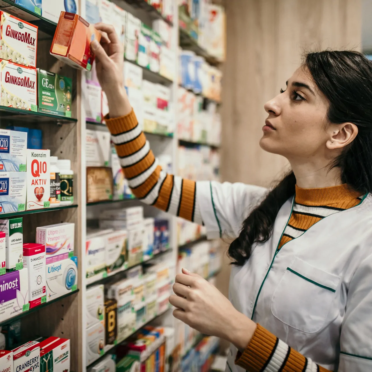 A locum pharmacist arriving to their first shift