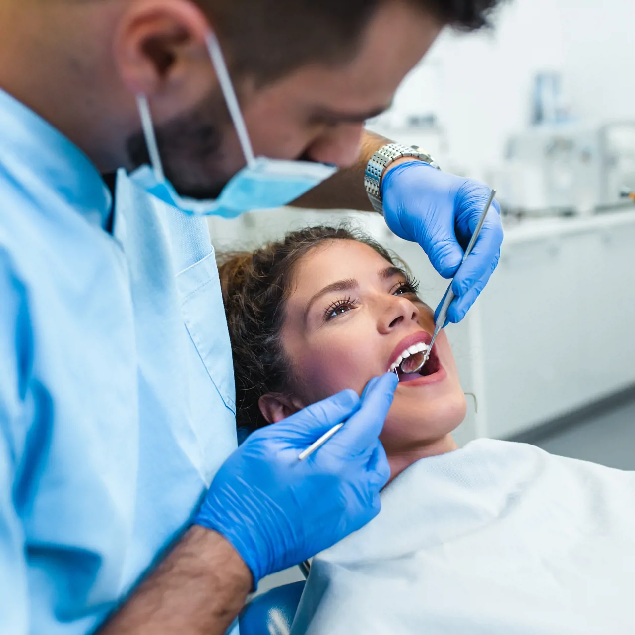 A dental nurse working their first shift