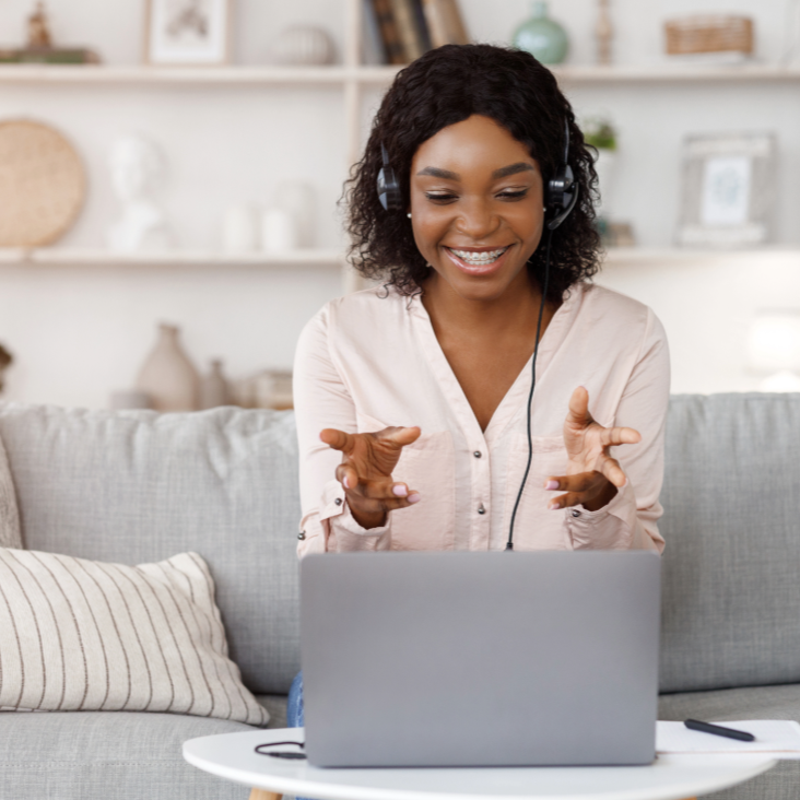 woman on laptop