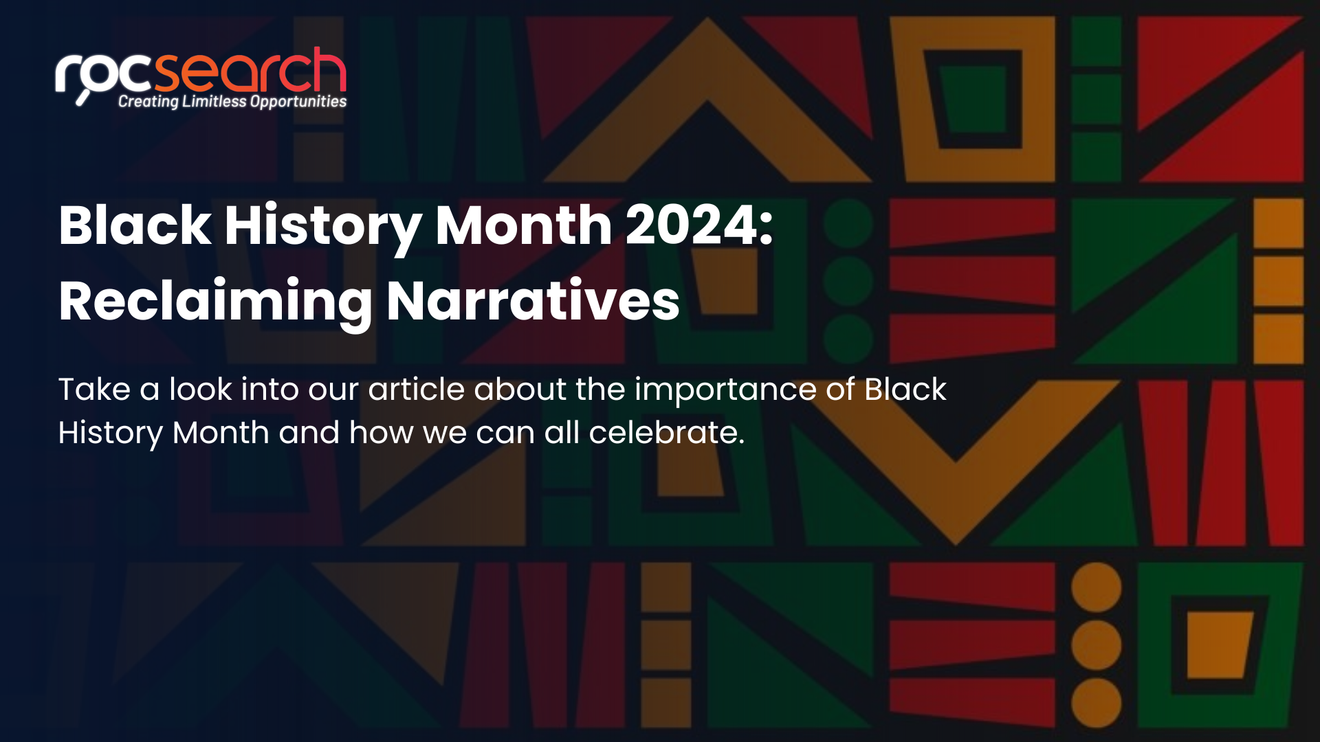 Black History Month 2024: Reclaiming Narratives