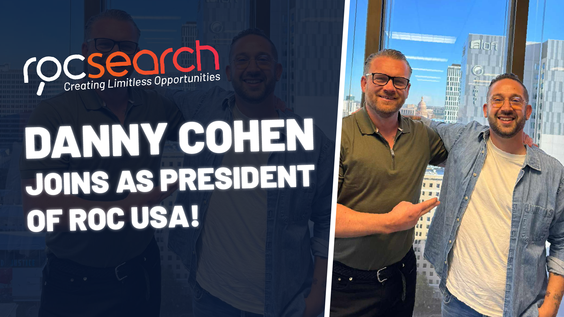 Danny Cohen joins as President of Roc USA!