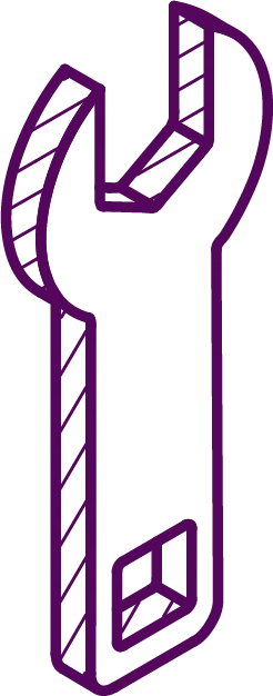 Purple tool icon